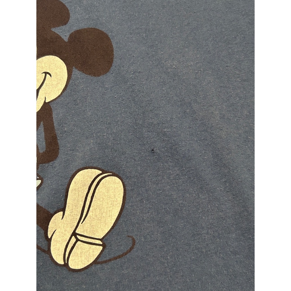 Uniqlo Blue Mickey Mouse Hawaii T-Shirt Mens Medium - Picture 4 of 8